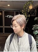 【翔】ダブルカラーショートウルフカットメンズライク