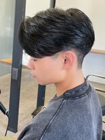 エルマーク 和歌山(L-MARK)&nbsp;マッシュヘア/黒髪/メンズカット/men's/フェザーパーマ