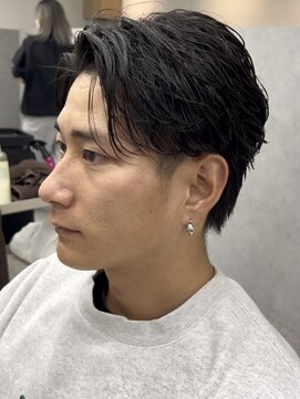 ナム 錦糸町(NAM) MEN’S/リバースセンターパート/ニュアンスパーマ/錦糸町