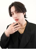 【La fith】メンズカット×ニュアンスパーマ×センターパート