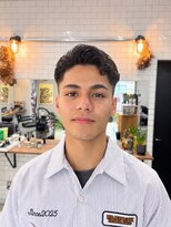 ミスターマウントロックバーバーショップ(MR.MT.ROCK BARBER SHOP) ナチュラルサイドパート スキンフェード フェードカット