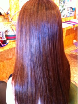 ヒッピーヘアー(Hippie Hair) ストレートヘアー