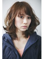 ブーケ(BOUQUET)&nbsp;ひし形シルエットで華やかイメチェン　スタイリングが簡単パーマ