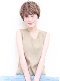 【ベリーショート×アッシュベージュ】