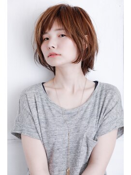 モカ ヘアーデザイン(moca HAIR DESIGN) たっぷりとハイライトを入れたボブ