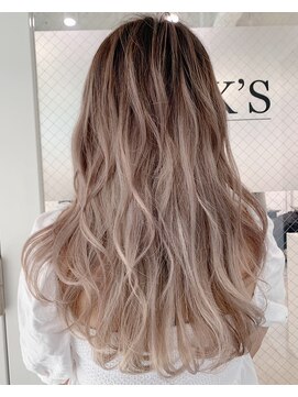 バンクスヘアー(BANK'S HAIR) ブロンド バレイヤージュ