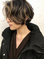 ヒート バイ アンカットラウンジ 渋谷(HEAT by UNCUT&LOUNGE)&nbsp;バレイヤージュボブ【HEAT by UNCUT&LOUNGE 渋谷】