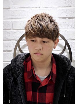 ヨシザワインク プレミアム 築地店(YOSHIZAWA Inc. PREMIUM) ハイトーンツーブロマッシュスタイル束感増しワックススタイル