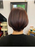 40代に人気！上品なショートボブ☆