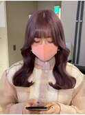 ba121ニュアンスカラー2wayバングヴェールカラーオン眉ショート