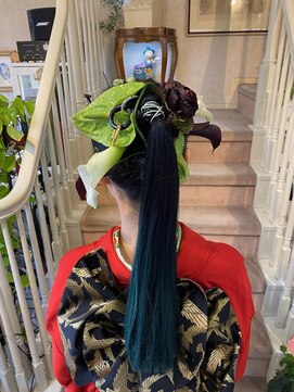 美容室 ティンカーベル 振袖