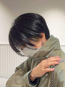 ラベスト キョウト(LOVEST) ショートヘア/モード/前下がり/ハンサムショート/ダークブラック