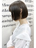 モリオ フロム ロンドン サッポロファクトリー店(morio FROM LONDON)&nbsp;【morio札幌】札幌髪型人気　大人かわいいぱつっと黒髪ボブ