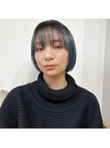 【Gigi】外ハネボブ セクションカラー ペールベージュ