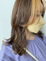 ニコ ヘアー(nico hair) バングフレーミングカラー