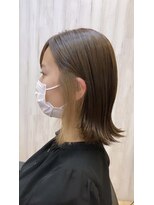 クープ(Coup) 透明感イヤリングカラー+ミルクティーベージュ