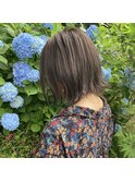透明感☆グレージュ外ハネヘア
