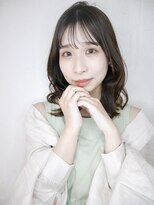 シュシュ(shushu)&nbsp;愛されくすみベージュ　「有海一生」/バングあり/シースルー