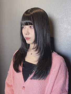 ヒョンミョン ライズバイレボ 柏西口店(hyon myon/RISEbyREVO) イメチェン/似合わせカット/フルバング/中明度グレージュ/柏