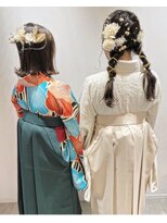 リア(Li'a by neolive)&nbsp;袴着付け、ヘアセット