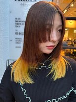 アミリ 代官山(AmiLi)&nbsp;デザインカラー/顔まわりレイヤー/ポイントカット【代官山】