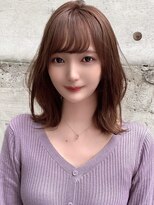 ミラリー トウキョウ(Mirareee Tokyo) 似合わせくびれミディ小顔前髪パーマグレージュ