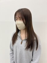 ビーヒアナウ N゜03 金沢駅西店(BE HERE NOW)&nbsp;【韓国ヘア/レイヤー/顔まわりカット/アッシュベージュ】