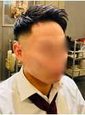 スキンフェード×アップバンク