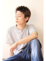 メンズ ルシードスタイル アウラ 松戸市五香(LUCIDO STYLE Aura)&nbsp;メンズイケメン短髪刈り上げ金髪スポーティ大学生体育祭夏寝癖