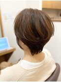 30代40代50代/ふんわりショート/艶髪ショート