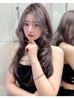 ロンドガーネット 池袋(Lond garnet)&nbsp;イメチェン外ハネボブ美髪ワイドバングレイヤー髪質改善縮毛矯正