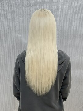 リップ 大阪本店(LIP) 【レミー100%最高級人毛/ロング】シールエクステ60枚+ブリーチ