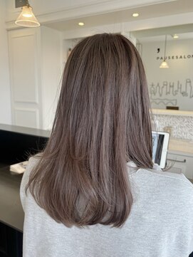 ポーズサロン(PAUSESALON) white brown color