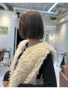 ジーナ 流山おおたかの森(Zina) 王道ボブ×透明感グレージュカラー