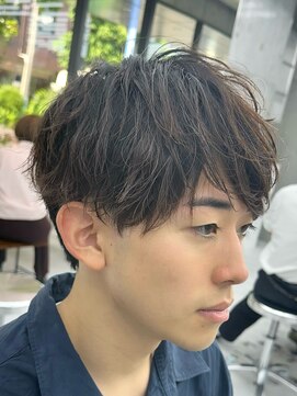 ビューブルー 亀戸錦糸町(VIEW BLUE) メンズ無造作マッシュ/シャドウパーマ/縦落ちツイストスパイラル