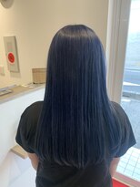 ルルバイアズール 草加店(LULU by azule)&nbsp;ダブルカラー，ネイビー，ネイビーブルー【草加】