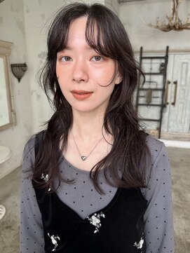 トレンチ(TRENCH) レイヤーカット 髪質改善 アッシュブラウン