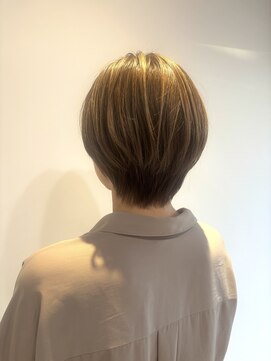 ペスカケイクリエイティブ(PESCA K-CREATIVE) くびれショートヘア×ナチュラルハイライト