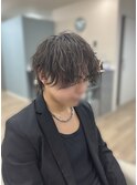 緩パーマ風ヘア
