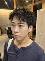 フリーラ 京都河原町三条店(freera)&nbsp;メンズショート　ピンパーマスタイル