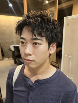 フリーラ 京都河原町三条店(freera) メンズショート ピンパーマスタイル