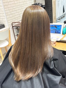 ミルクティーベージュ/オリーブベージュ/ブリーチ/ダブルカラー