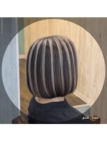 ピヴォヘアー(pivo hair)&nbsp;ミニボブ   アンブレラカラー   ホワイトメッシュ