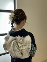 森岡美容室&nbsp;成人式仕様　着付け＆ヘアセット