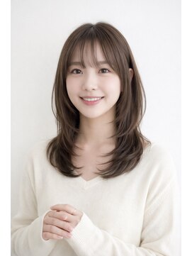 ラクヘアー 住吉店(rak hair) 美髪ストレートレイヤースタイル