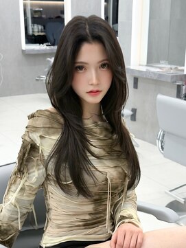 マウル トーキョー 銀座(MAEUL TOKYO) 卵型似合わせ韓国前髪カット　ワンホンレイヤー　【銀座】