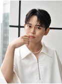 韓国ヘア/ニュアンスパーマ/センターパート/メンズヘア