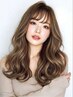 【ケアブリーチ♪】カット＋ハイライトカラー+髪質改善Xtr ［韓国/レイヤー］