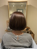 hair＆relax salon UMI&nbsp;マロンブラウン×まとまりボブ