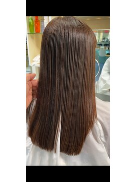ヘアメイクサロン ブーム ヘアデザイン(boom hair design) 縮毛矯正and高級カラーandトリートメント6/27の仕上がり